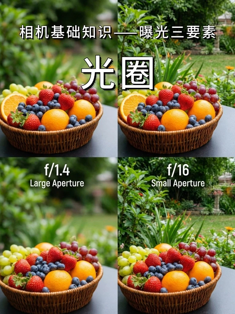 当我学会了光圈！