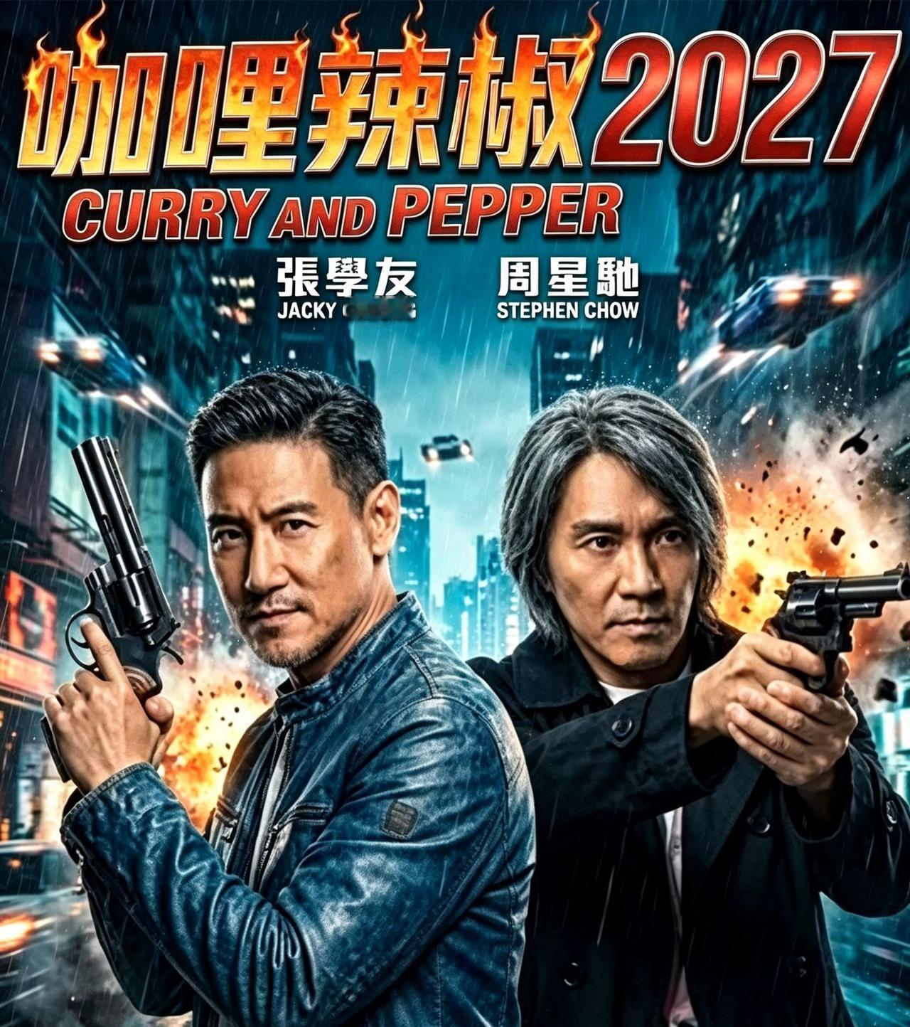 🎬周星驰+张学友双厨狂喜！🤩《咖喱辣椒》这对活宝搭档，笑料满到溢出屏幕💥！
