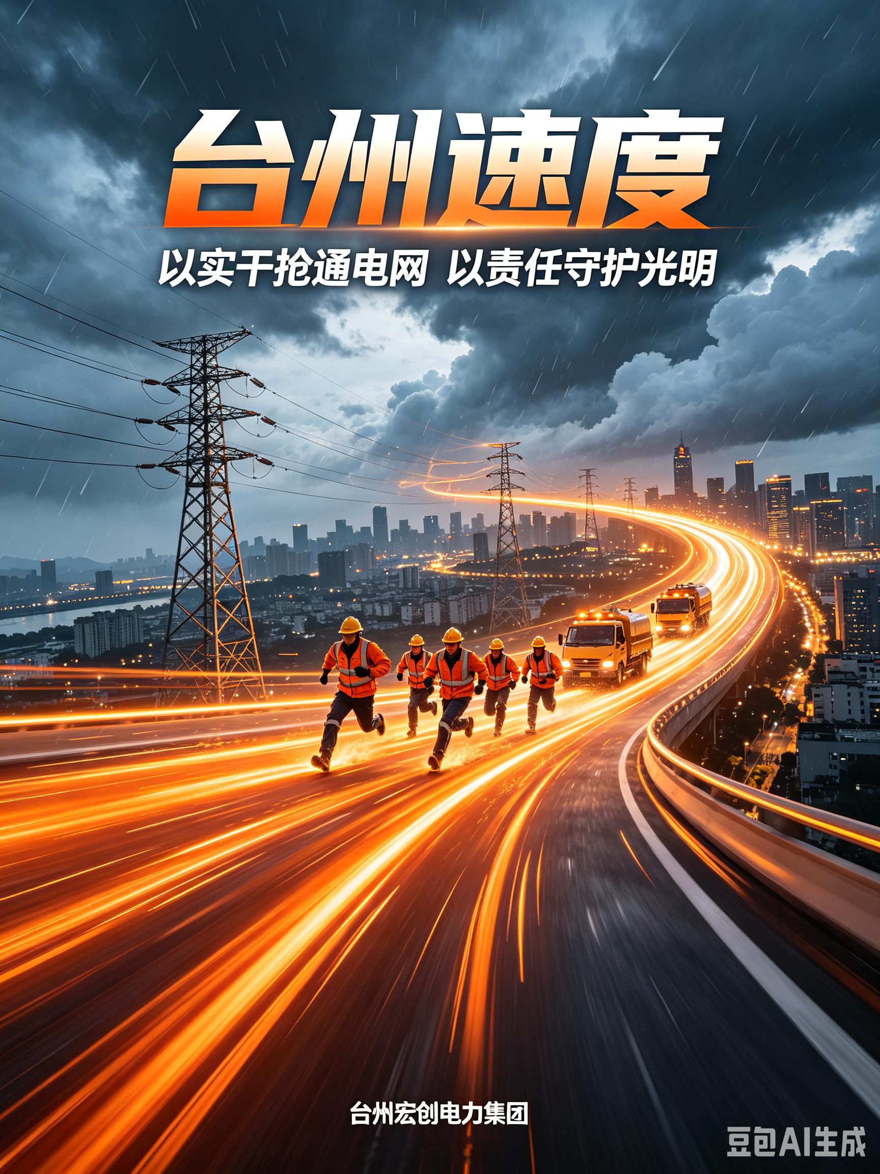 台州风雨里的电网守夜人 【台风来临，台州宏创电力集团他们用48小时拼出“台州速度