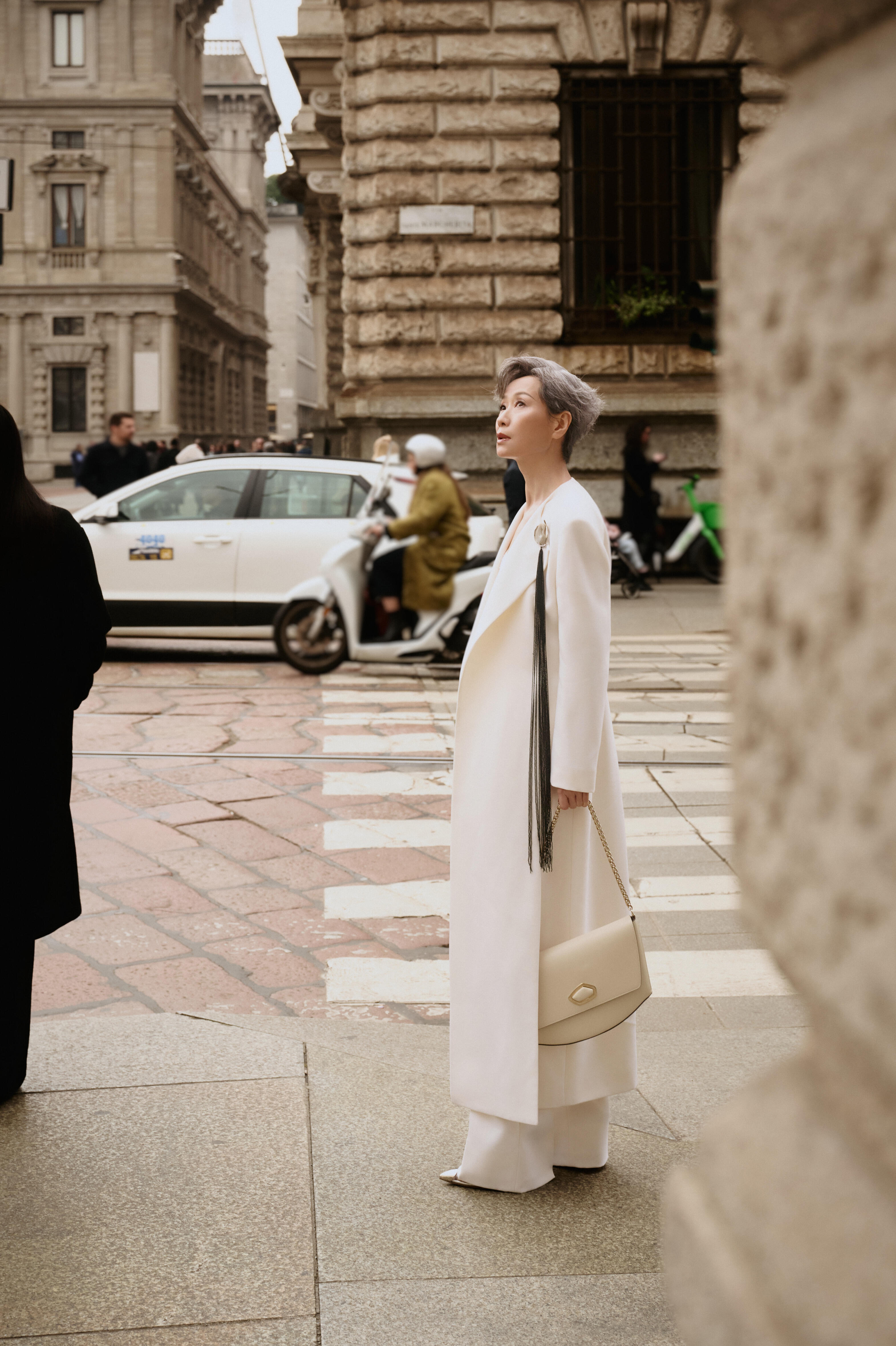 时装周米兰时装周模登日记 叶童 × GIADA 2026秋冬大秀all whit