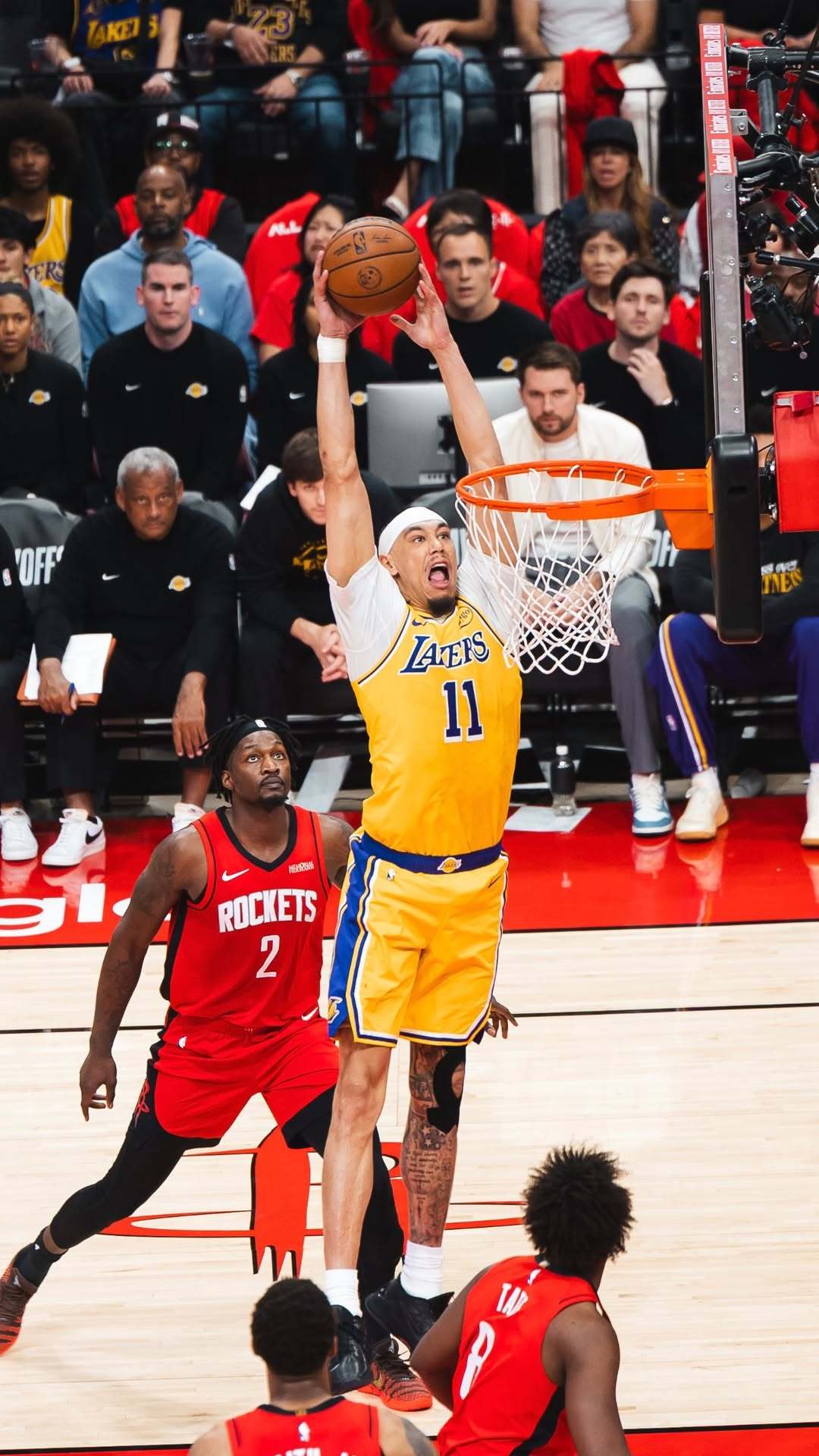 海斯成长了。杰克森·海斯湖人vs火箭