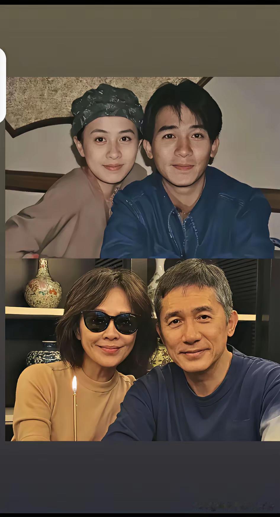 这么多年过来了容貌虽然变了，但气质这块依然这么好