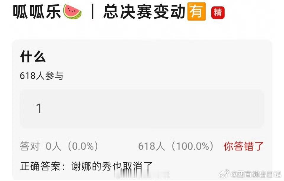 曝谢娜浪姐总决赛串场秀取消了曝浪姐总决赛谢娜的秀取消了 曝谢娜浪姐总决赛串场秀取