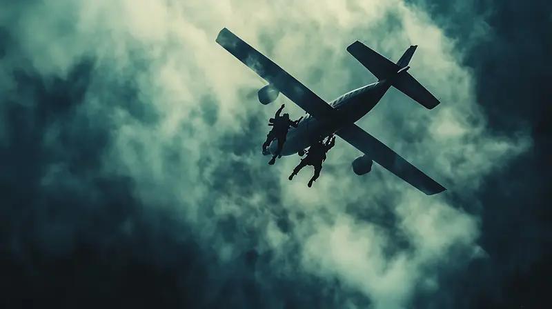 漂亮拯救第二个跳伞飞行员（或武器官），可谓一次惊心动魄的突击行动。说说容易，做起