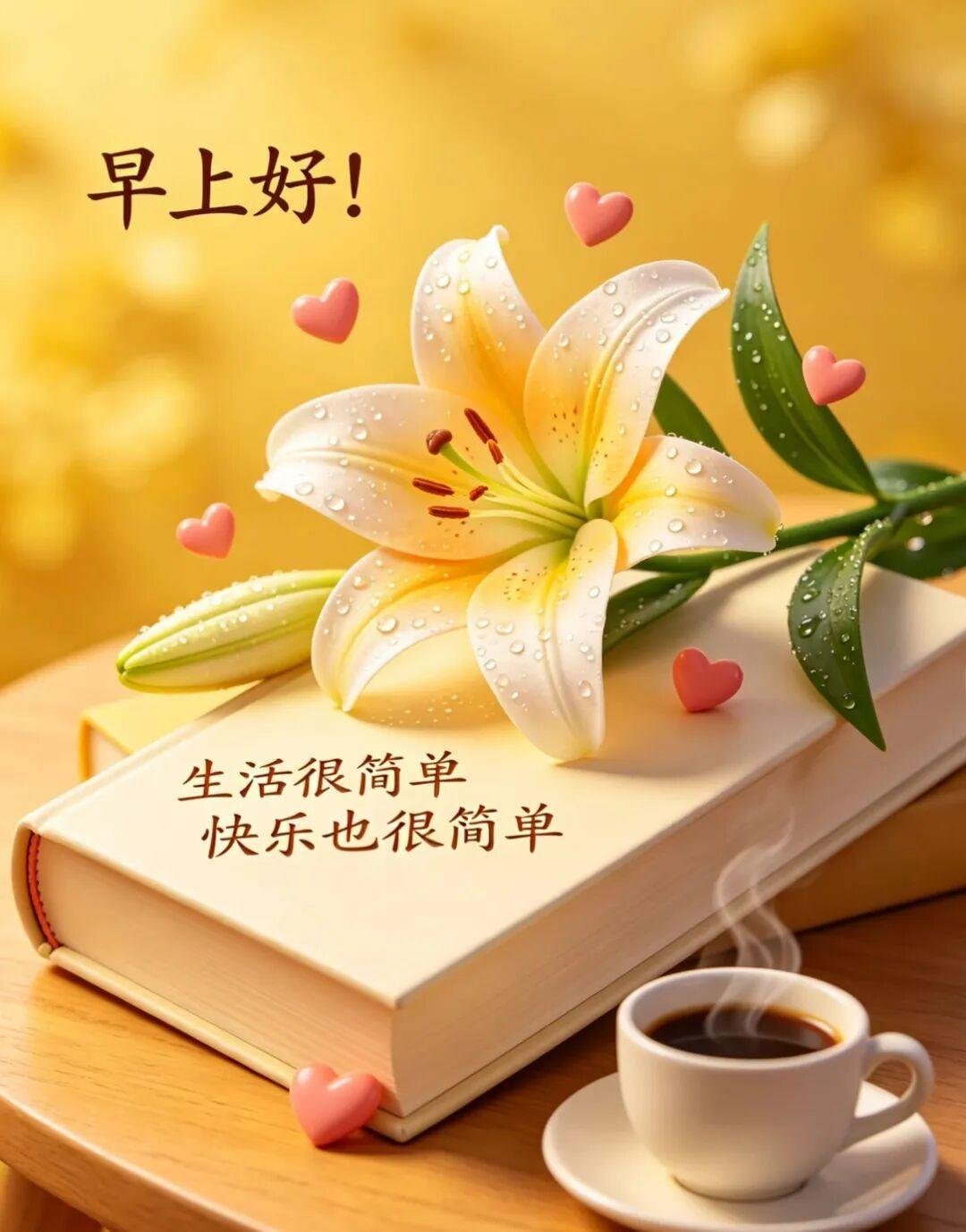 早安[超话] 心怀热望，步履从容新的一天，自有新的芬芳，早安🌞 ​​​
