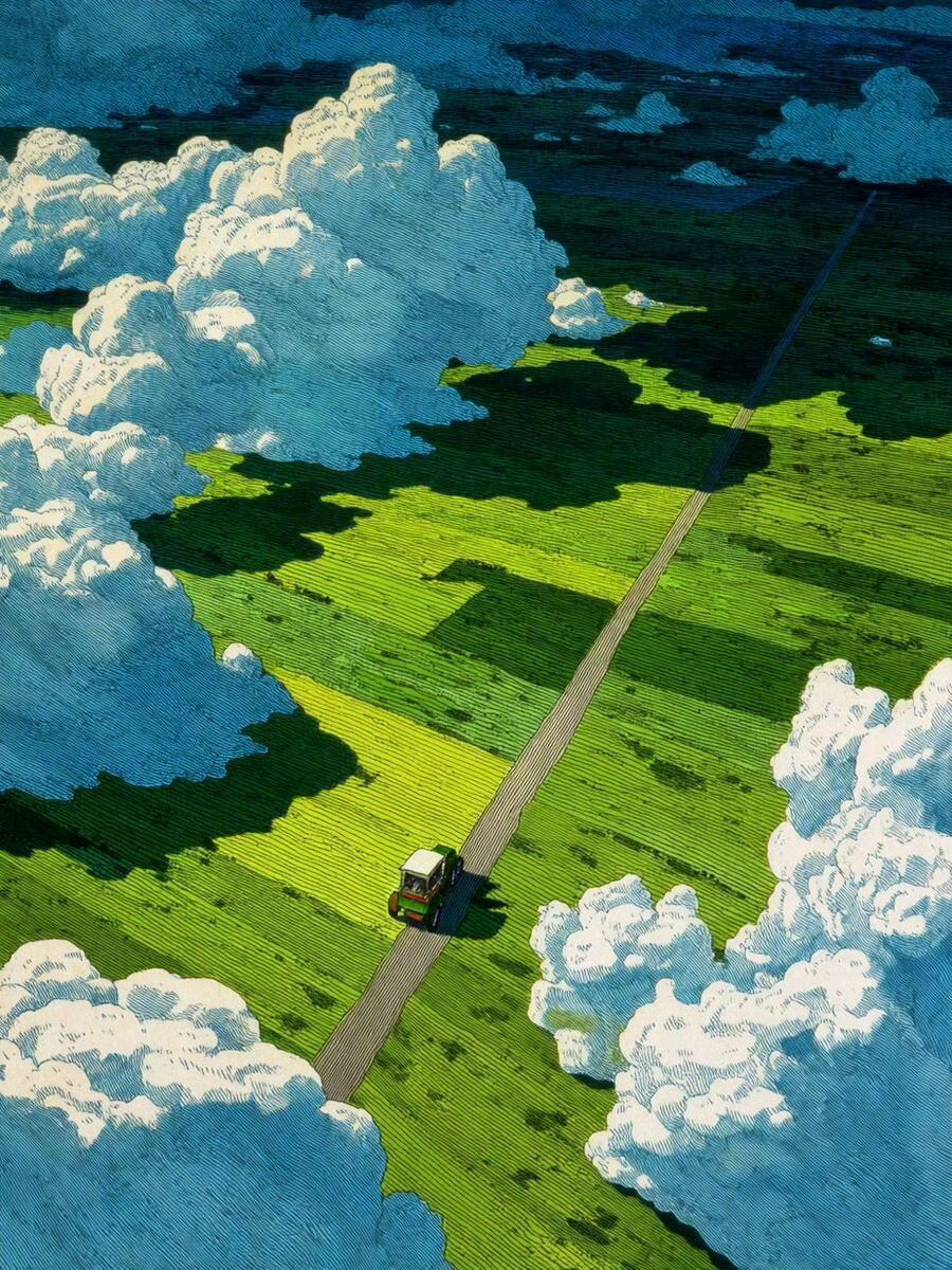 “穿越云层，降临人间。” ​​​