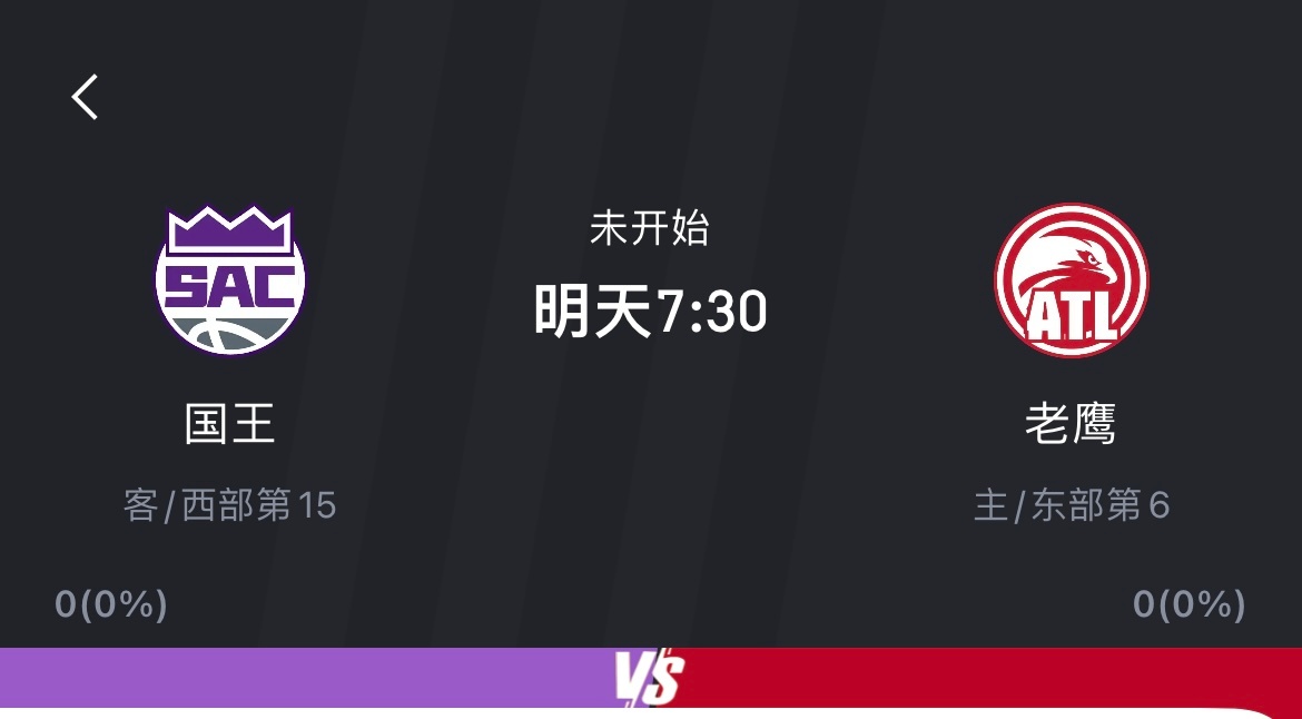 明天老鹰背靠背迎战国王，希望一场大胜吧！老鹰vs国王