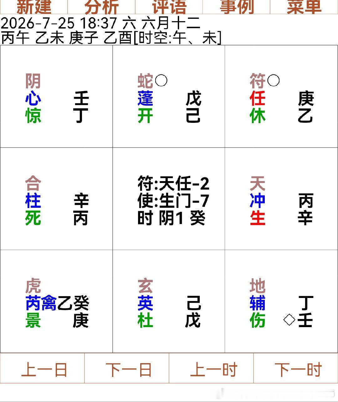 这个盘问合作投资保安行业如何？庚子日乙酉时，日干庚为自己，庚也是保安，值符逢空了