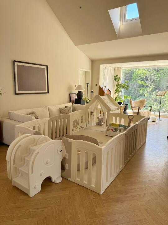 救命！这围栏让娃自己玩俩小时不找妈！