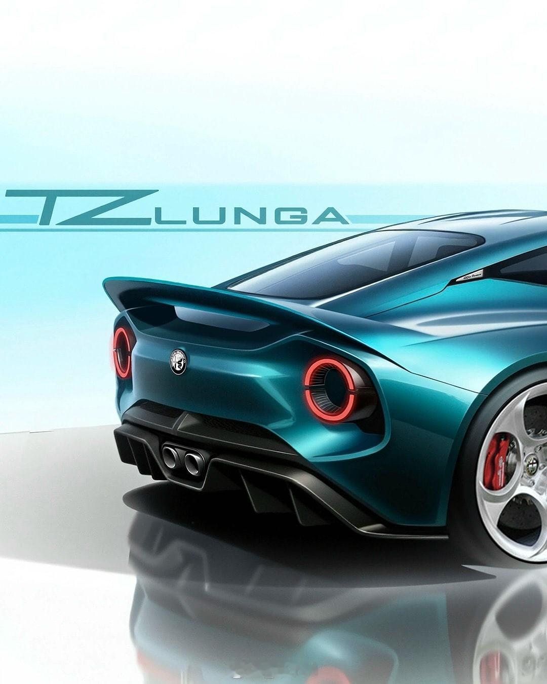 阿尔法·罗密欧Zagato TZ Lunga概念设计 个人觉得满分！阿尔法·罗密