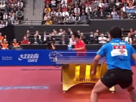 张继科  “球不落地，永不放弃”永远不是一句口号。 