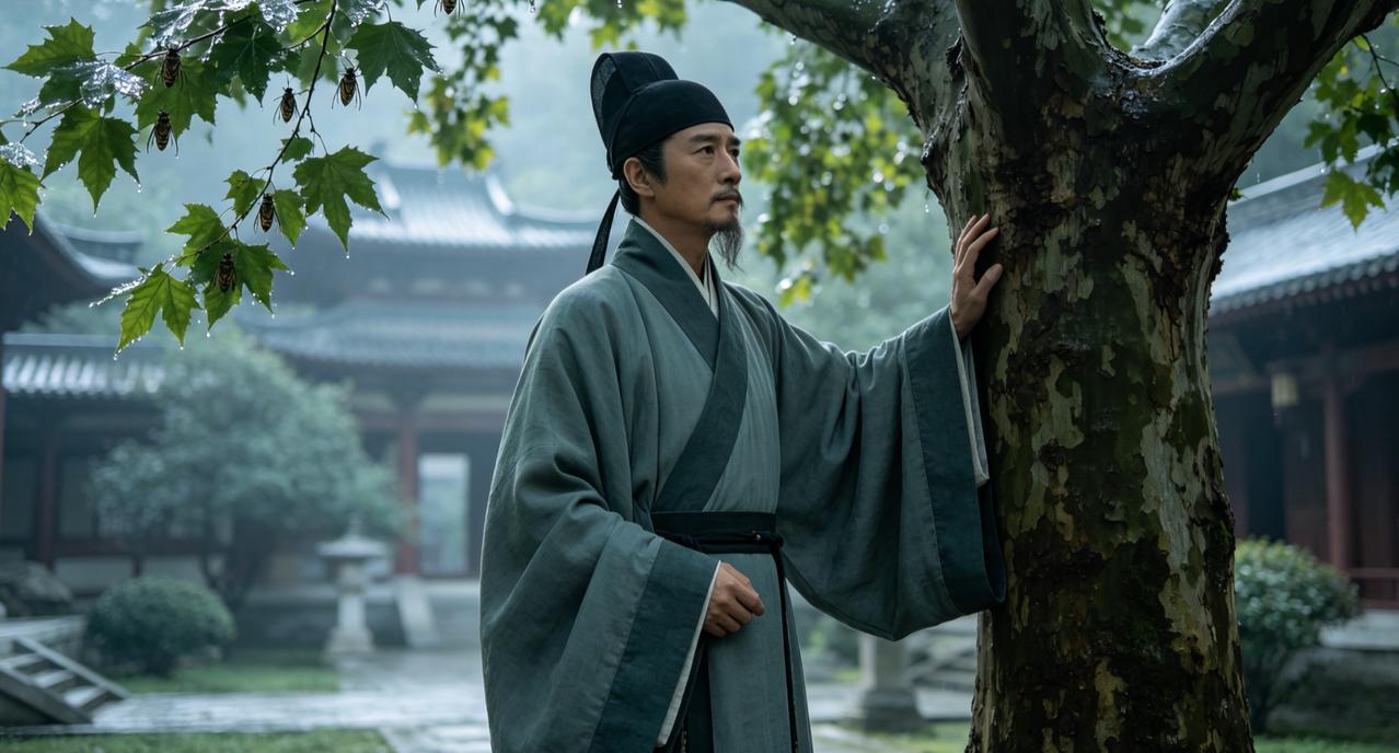 虞世南因《蝉》而留名千古，但和蝉的高洁相比，其实他是四姓家奴。可这并不能阻挡他的