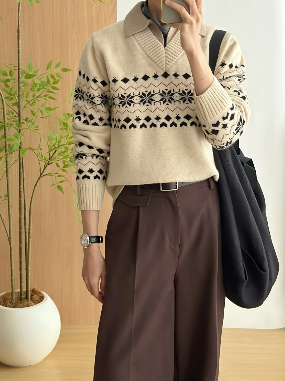 斯文复古老钱风｜松弛感美拉德色系clean fit