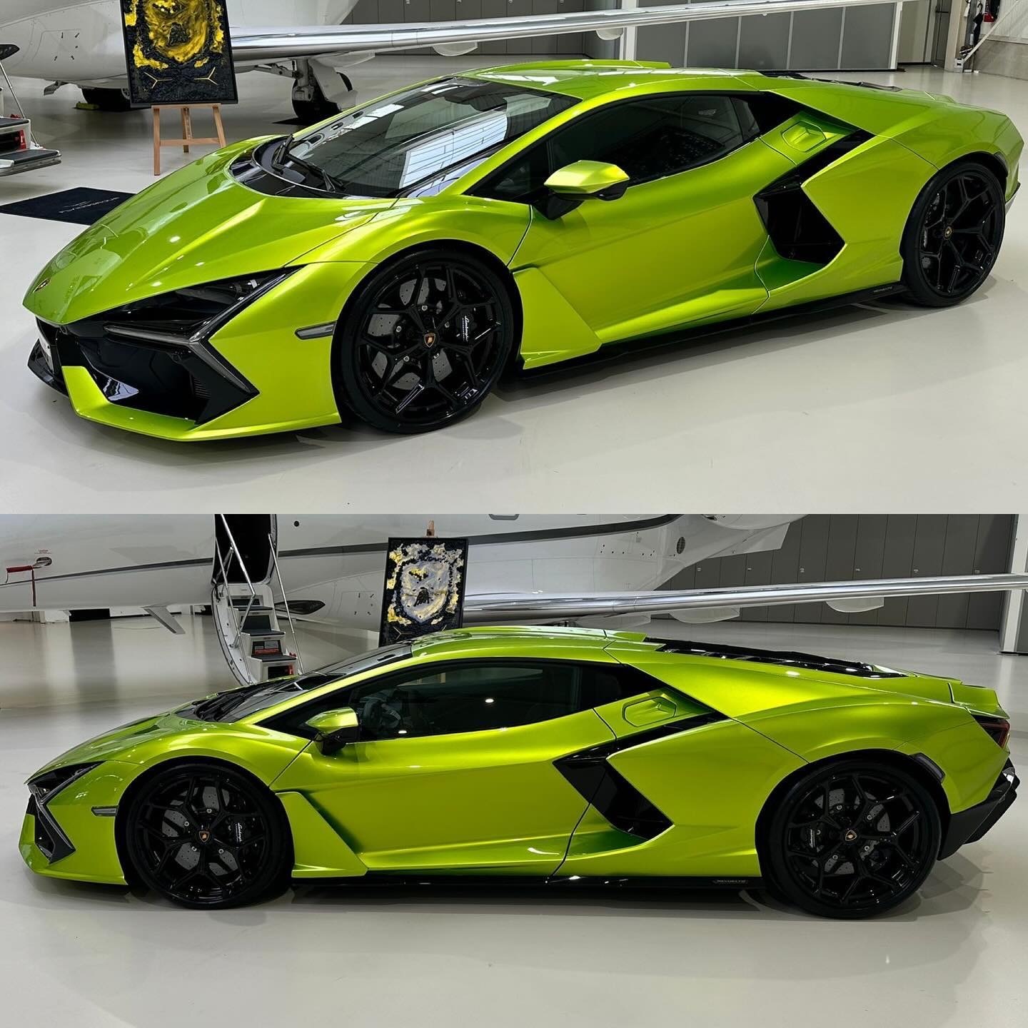 Lamborghini Revuelto.Color : Verde Citre
