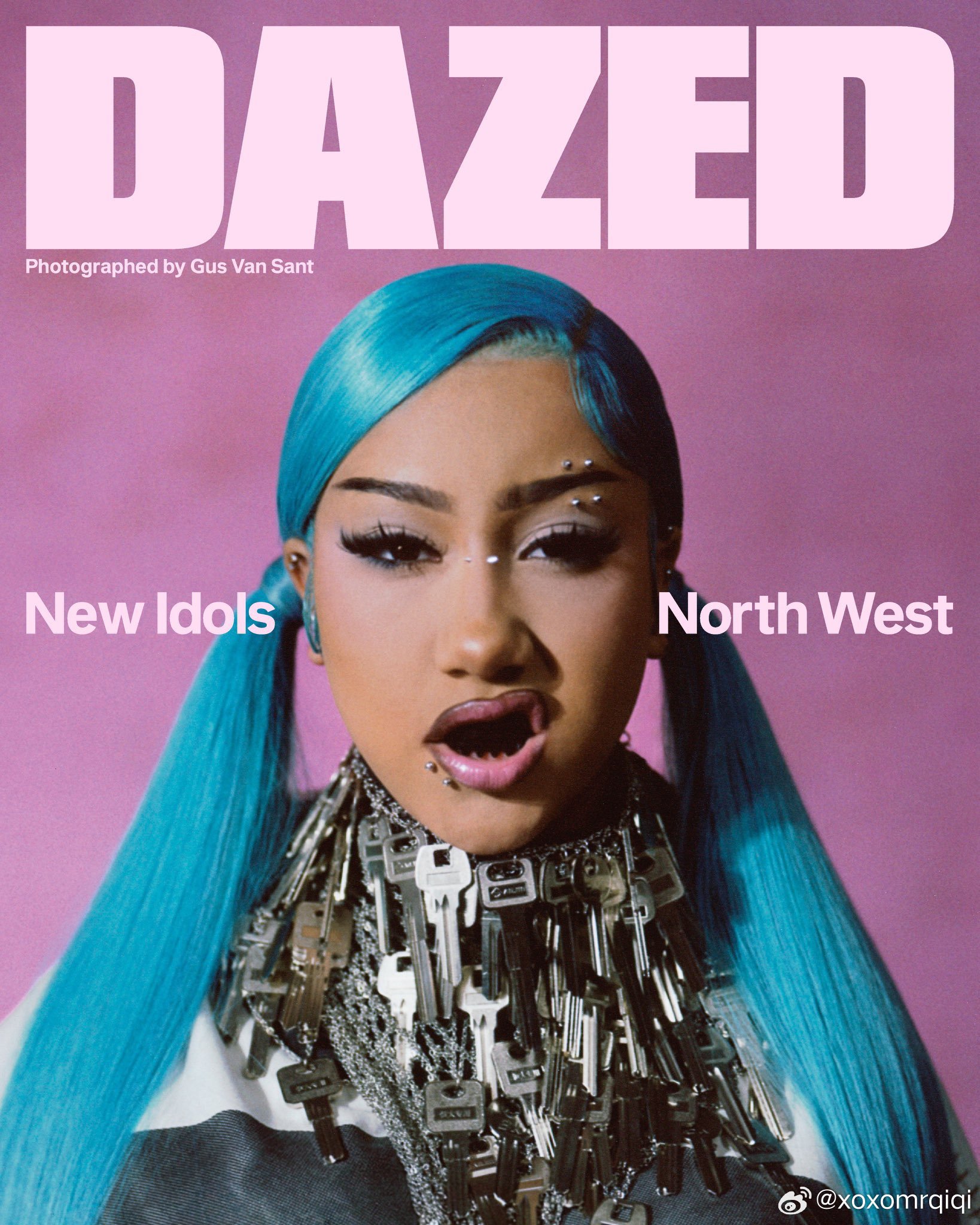 North West 登上《Dazed》杂志封面： 