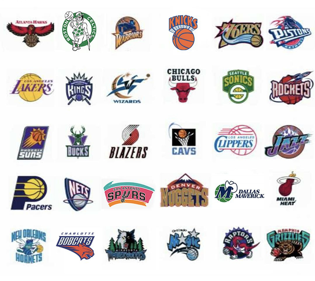 NBA球队复古logo，你觉得哪个最好看？ ​​​