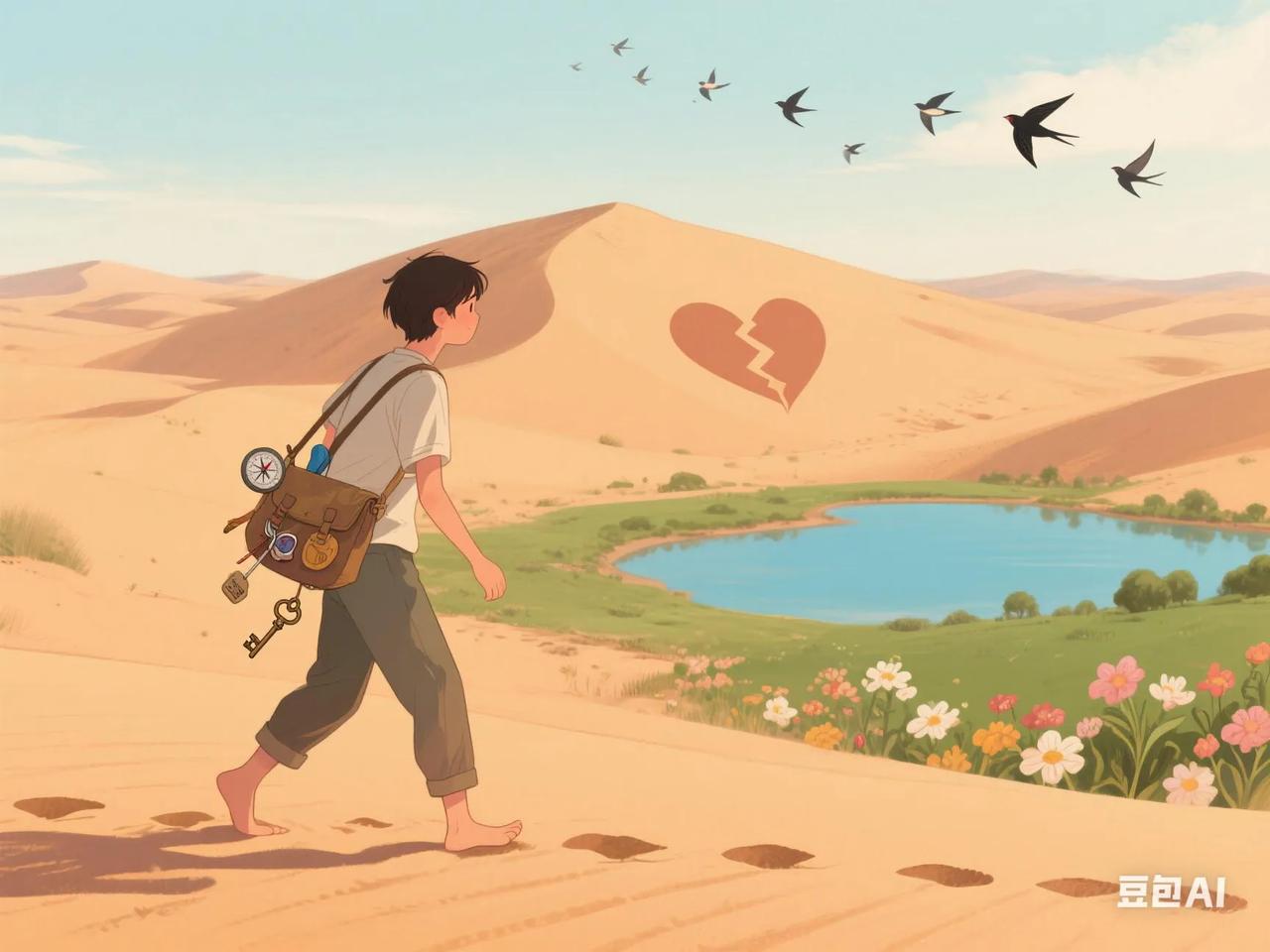 人生就像一场旅程，我们都是行者，在失去和得到中学会成长，在遗憾和释怀间懂得珍惜。