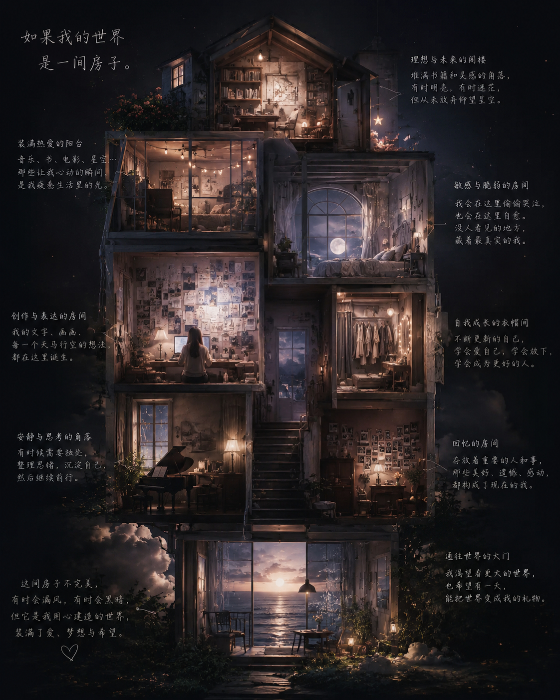 如果我的世界是一间房子… 