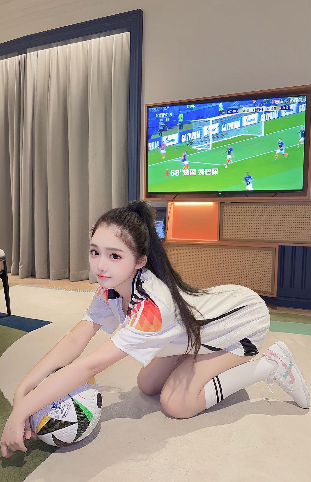 一起看球吗。