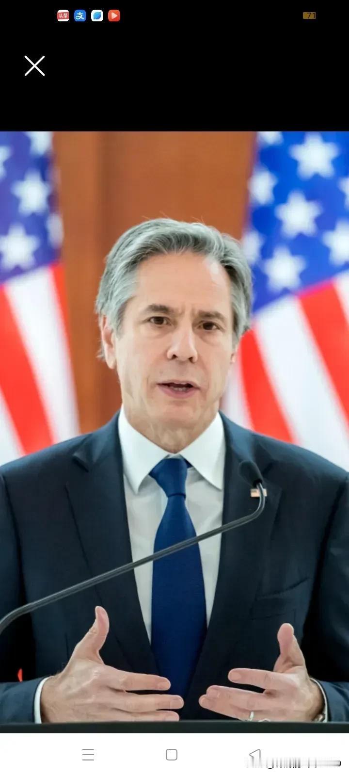 不怕流氓，就怕美国流氓文化。最近，美国国务鄉布林肯发文强调：‘’美国将坚定遵守国