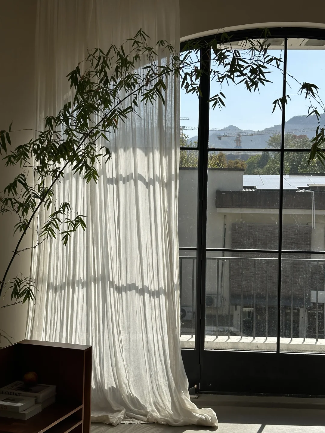 摄影基地同款｜纯亚麻窗纱｜褶皱之感