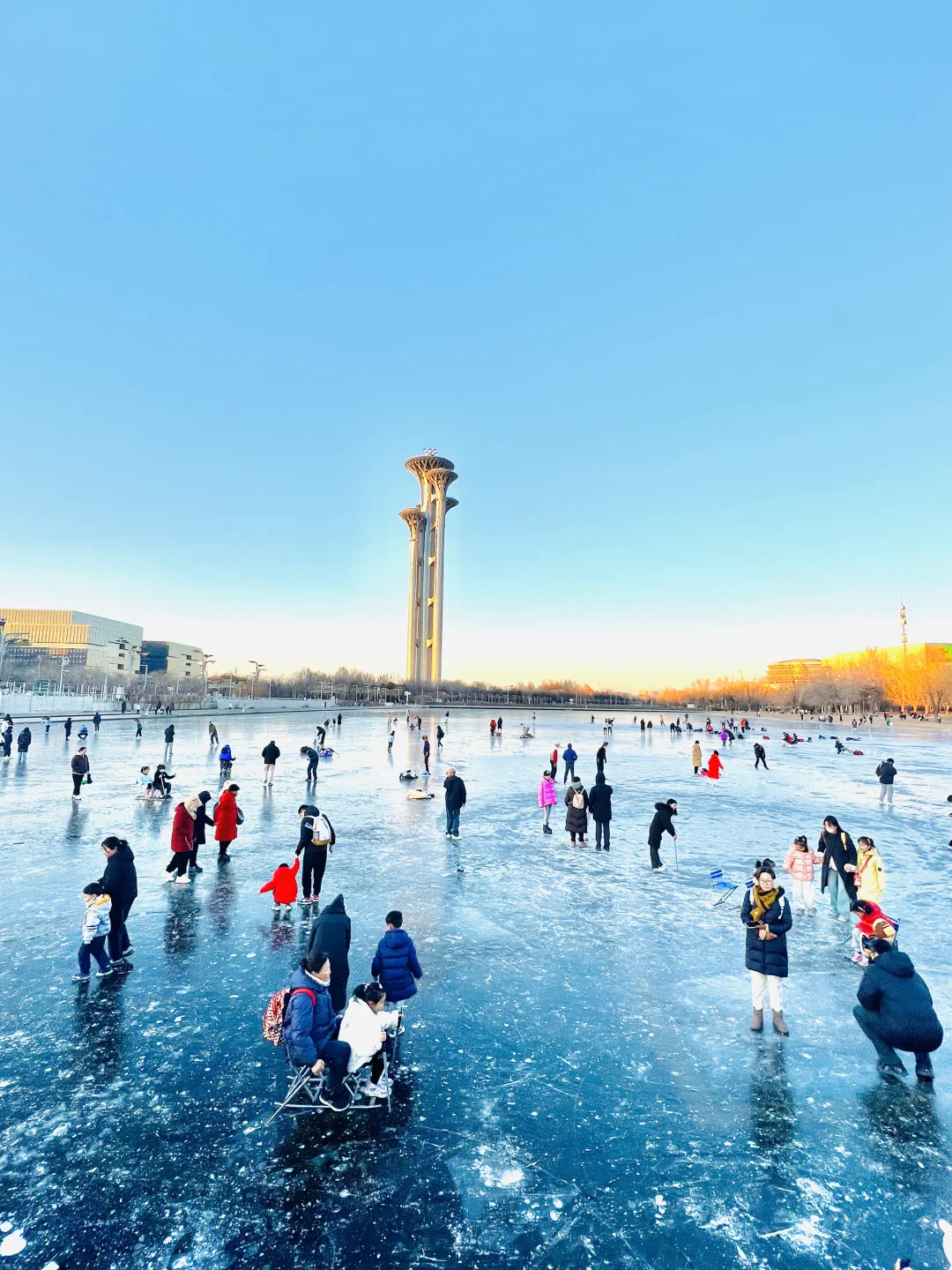 🧊北京上冰啦❗奥林匹克公园滑冰上线⛸