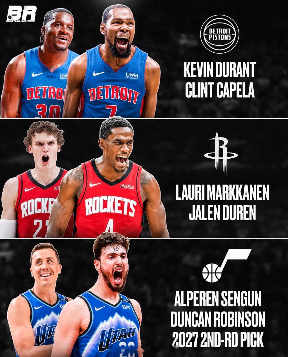 哪一方都不乐意吧三输的交易休斯顿火箭NBA吐槽大会