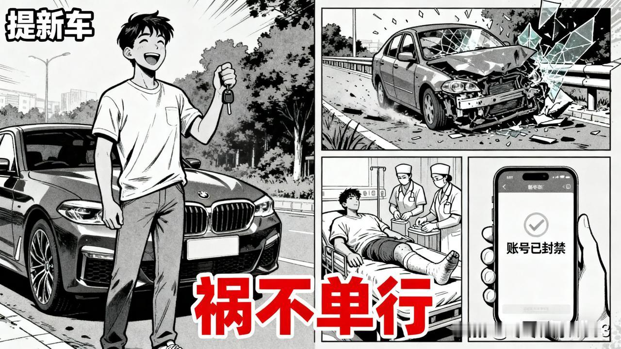 太让人心寒了，2 号刚提车，9 号就遭遇车祸，15 号无奈截肢，这一连串的不幸降