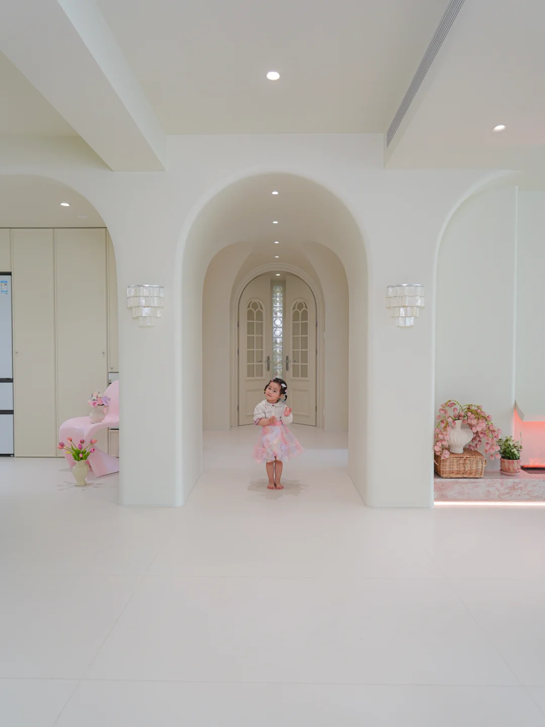 30岁，和女儿住进180㎡法式dream house💕
