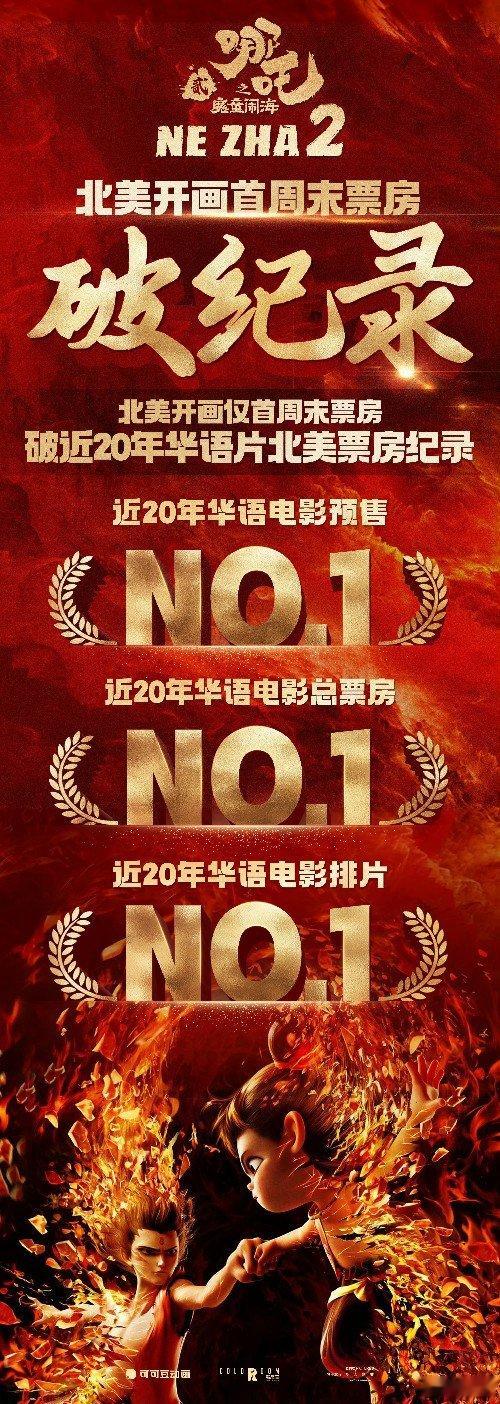 哪吒2海外上映破纪录  哪吒2海外上映成绩战报   太棒了吧我们吒儿，真的小骄傲