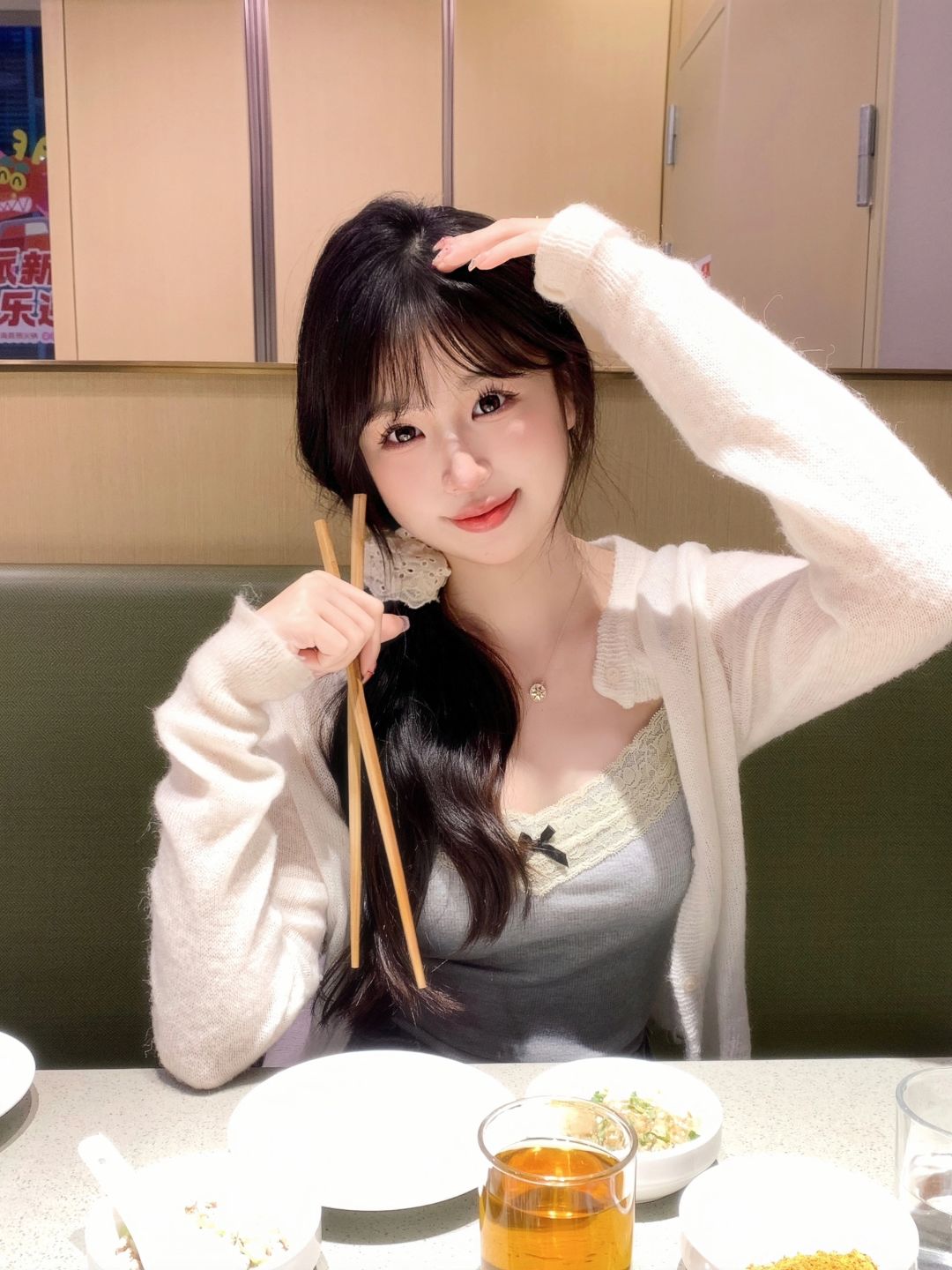 海底捞吃饭拍照好好看！！