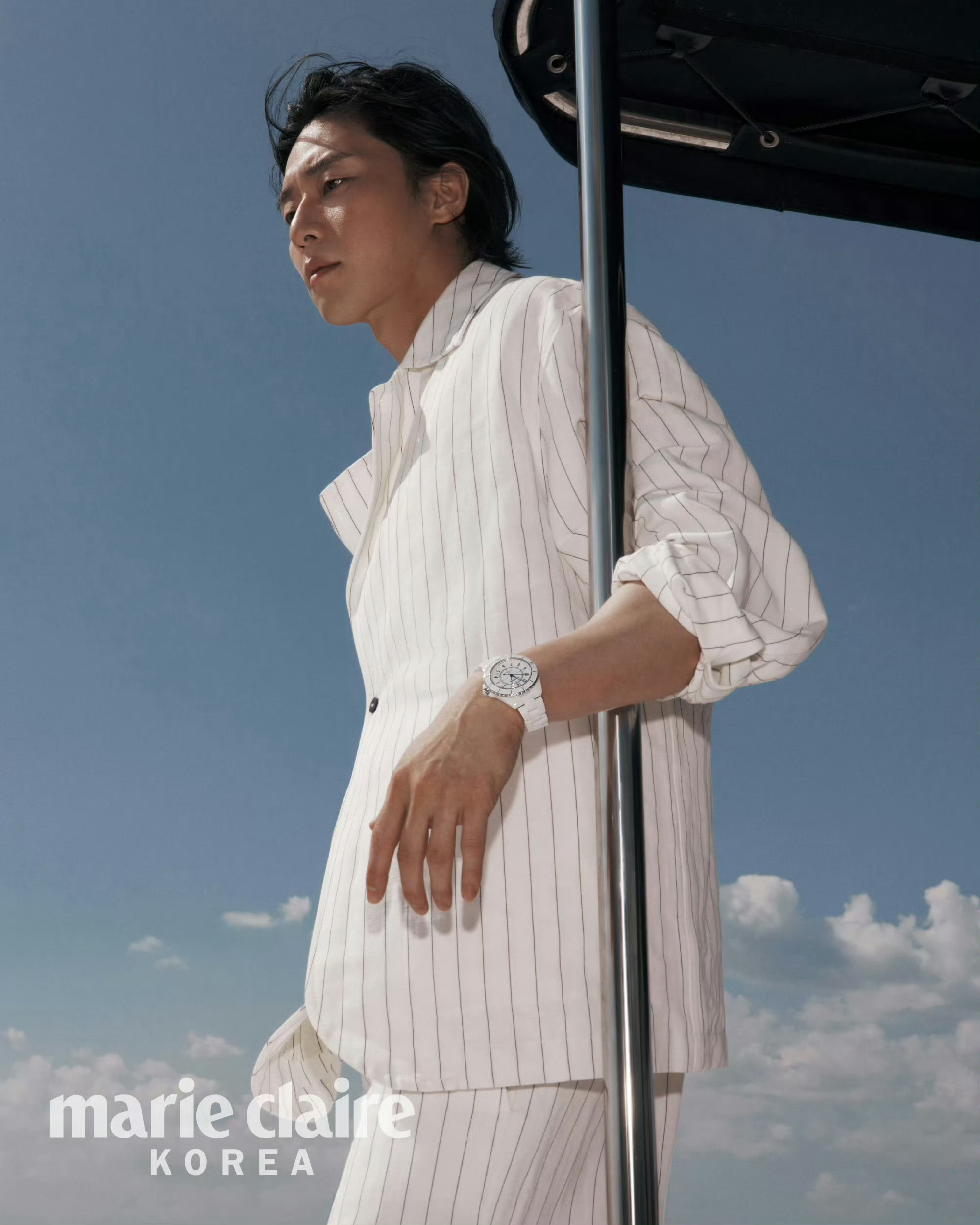 朴叙俊  Marie Claire Korea 七月刊封面简约服饰造型香奈儿J1