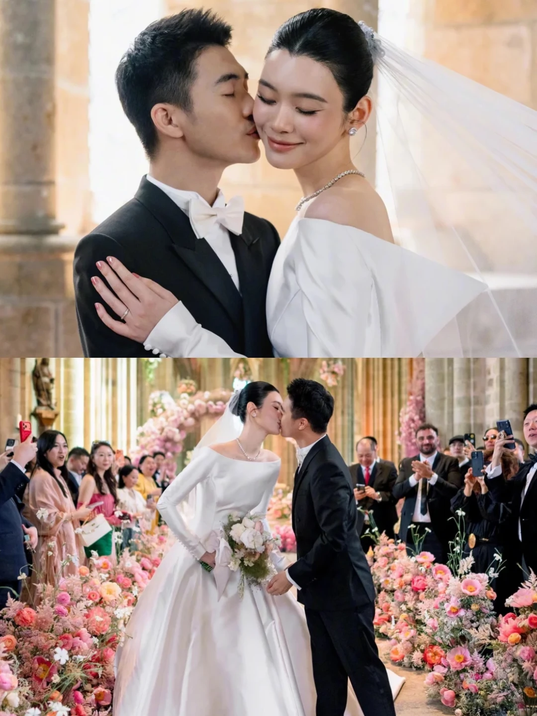 奚梦瑶何猷君婚礼！看一万次也会很羡慕