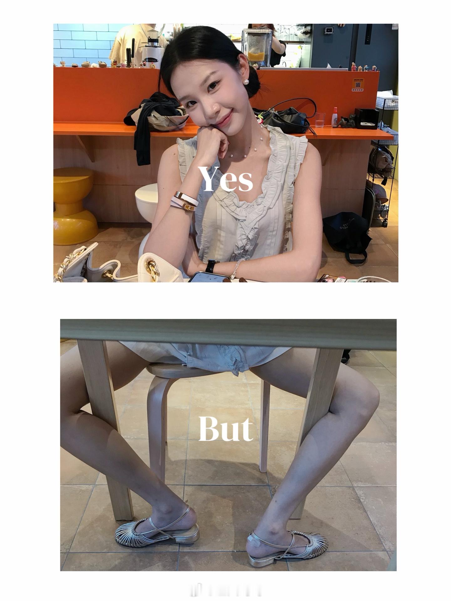 谁能想到上半身这么端庄的女子下半身这样坐