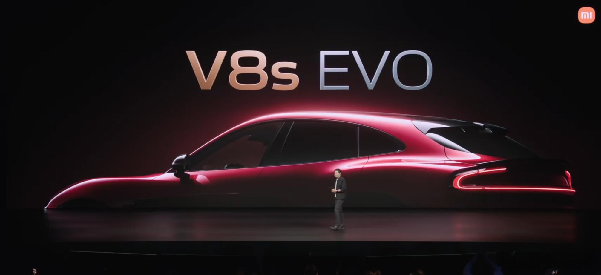 前电机V6s Plus后电机V8s EVO零百加速2.92s，1003PS 