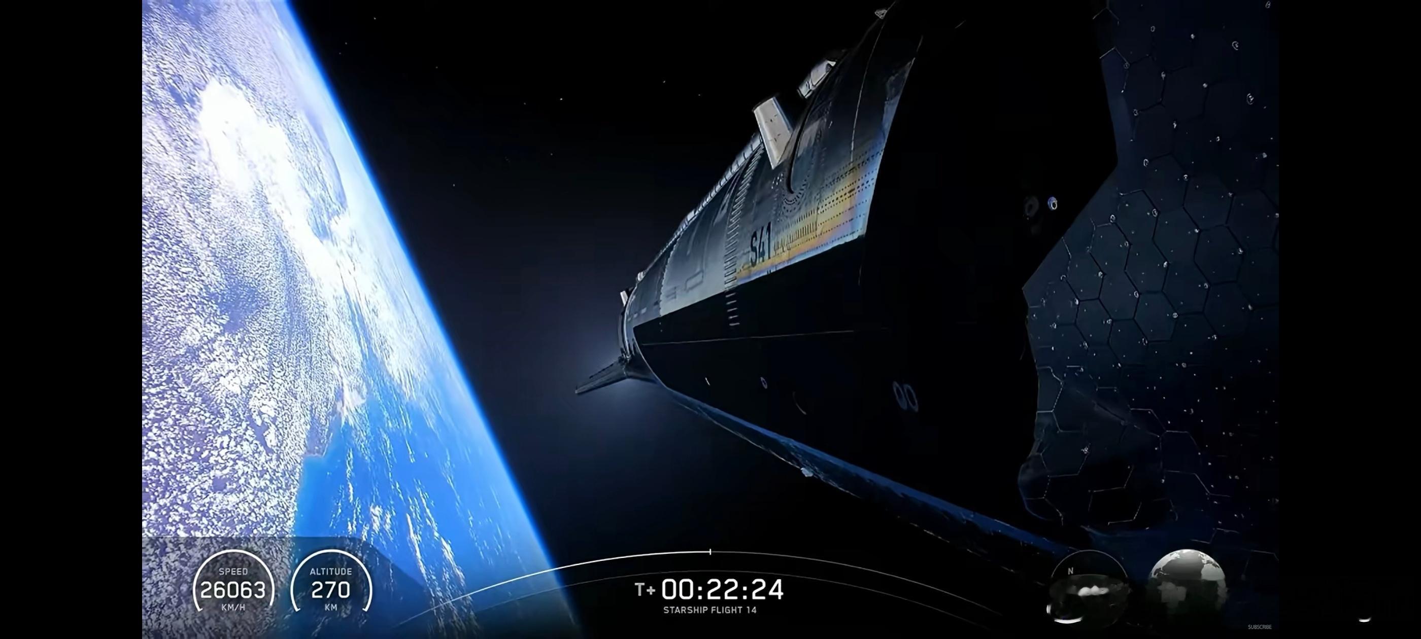 Go for orbit！spacex星舰14次试飞 ​​​