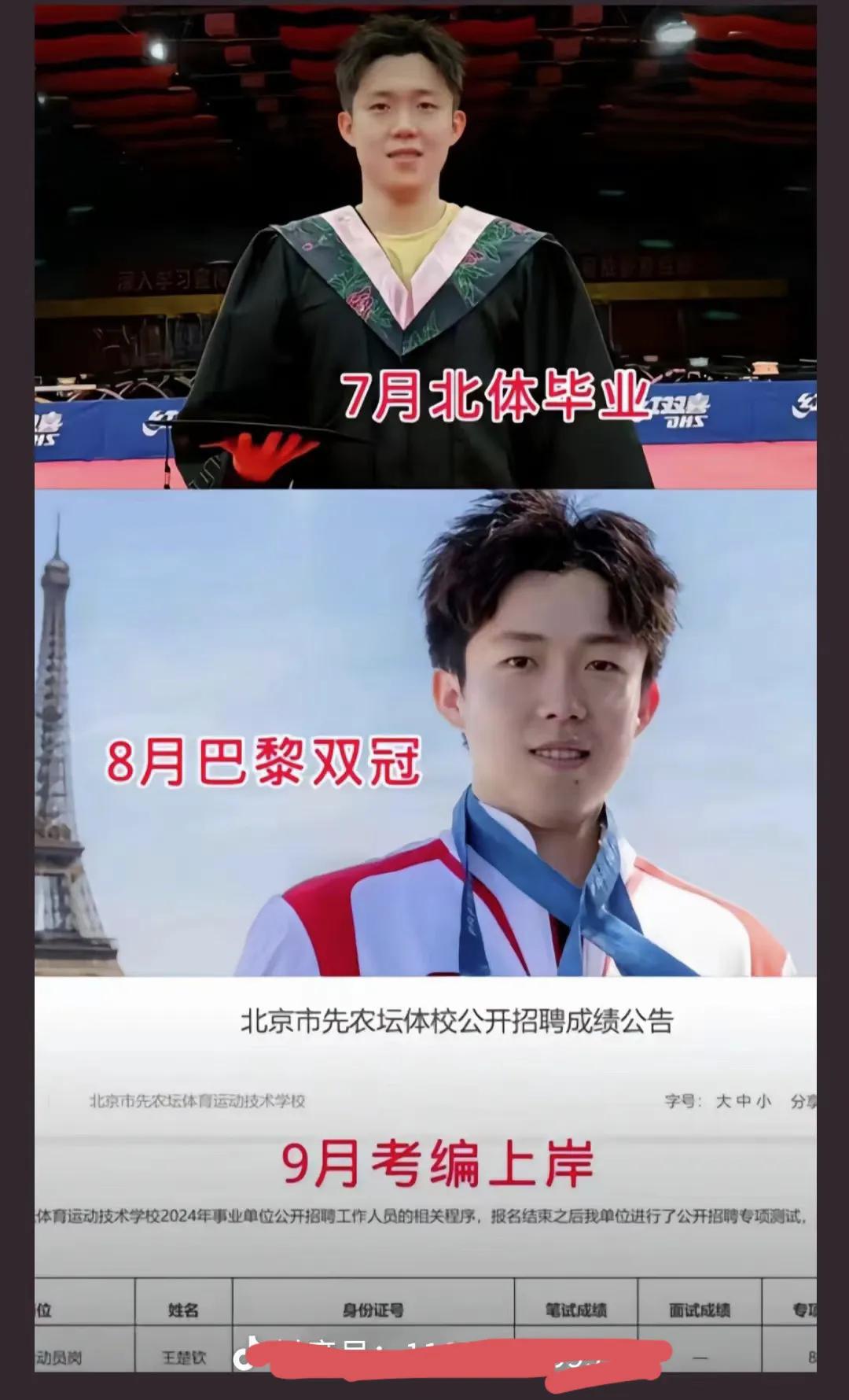 大头真是人生赢家啊，凭自己努力，北京户口，有房有车，奥运冠军，北体毕业，现在还有