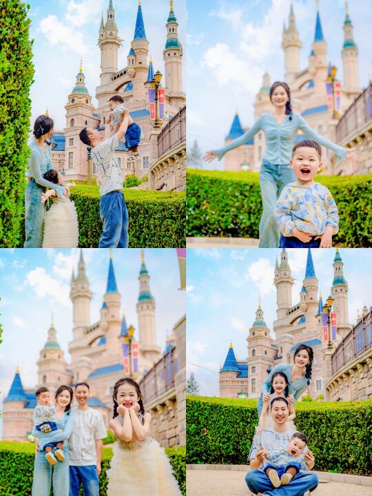 迪士尼跟拍‖一家四口的幸福感