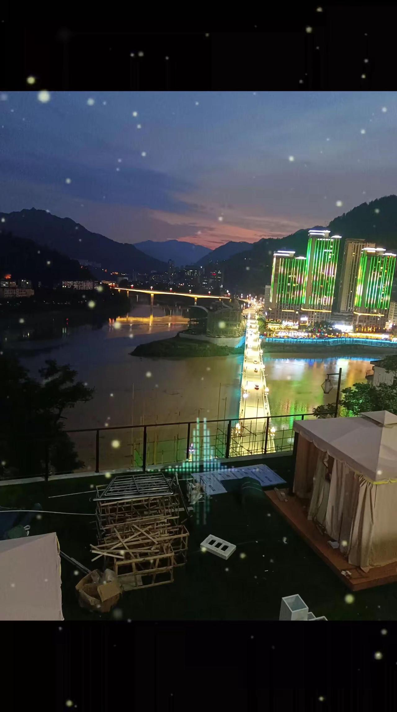 江上夜景