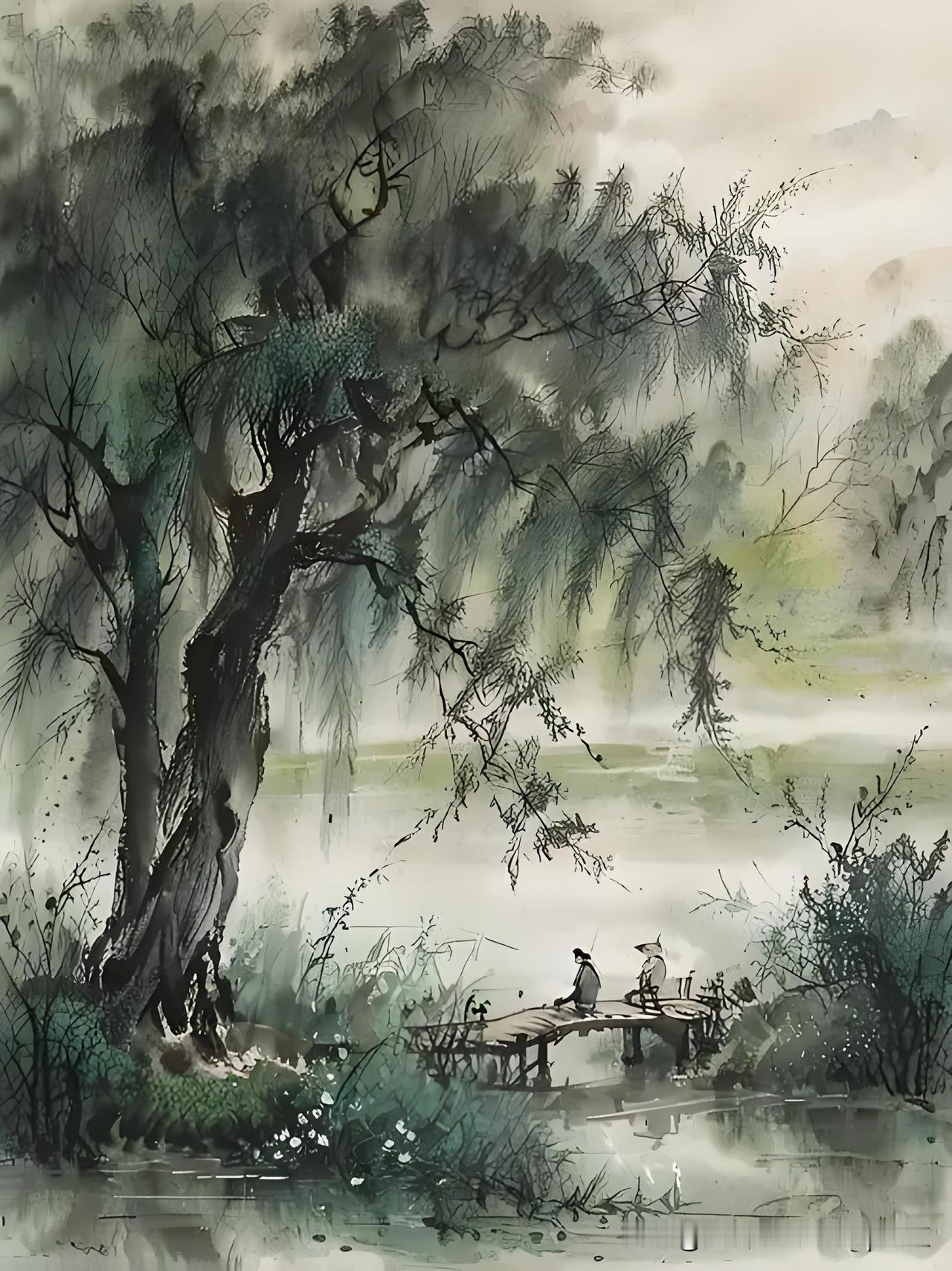《首夏》
——南宋·高翥
漾漾池塘碧染衣，
阴阴草树绿成围。
江村寂寞春归后，