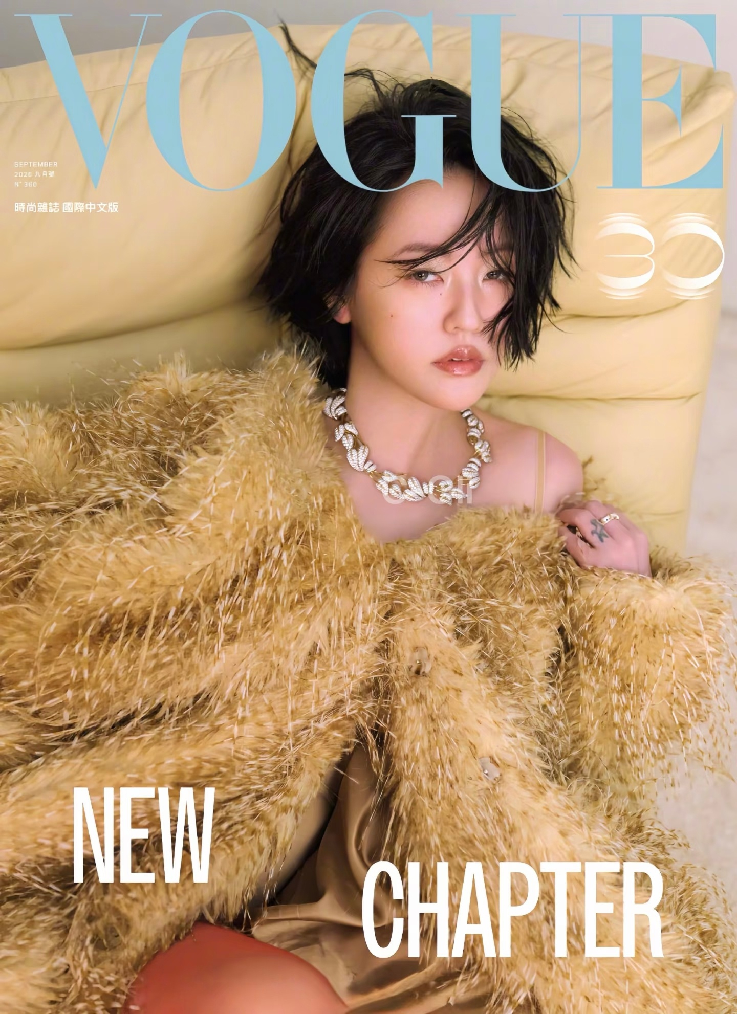 小S登台版VOGUE金九封面 小S登台版《VOGUE》金九封面，酷！ ​​​