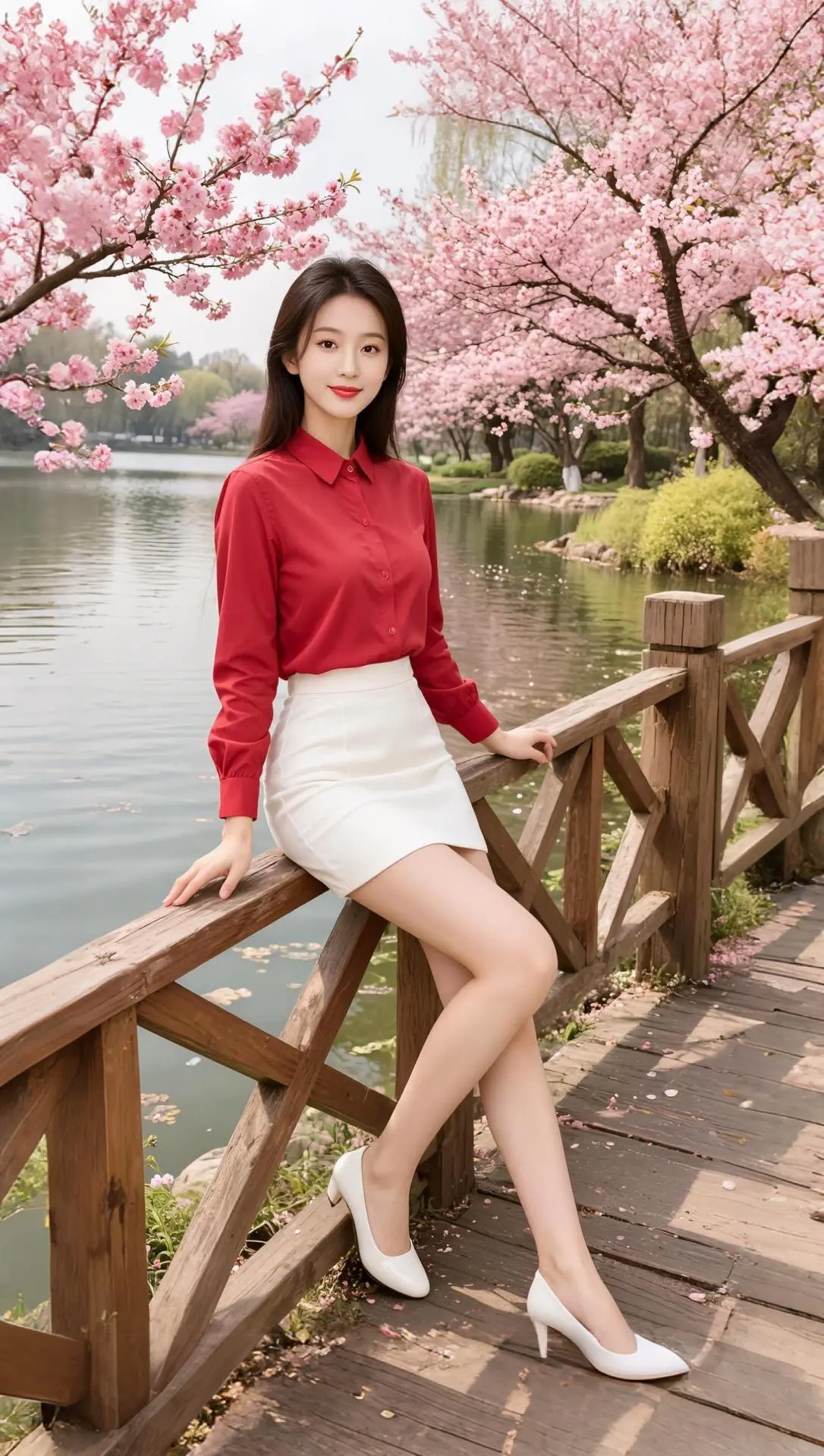 AI公园优雅写真 ai创作