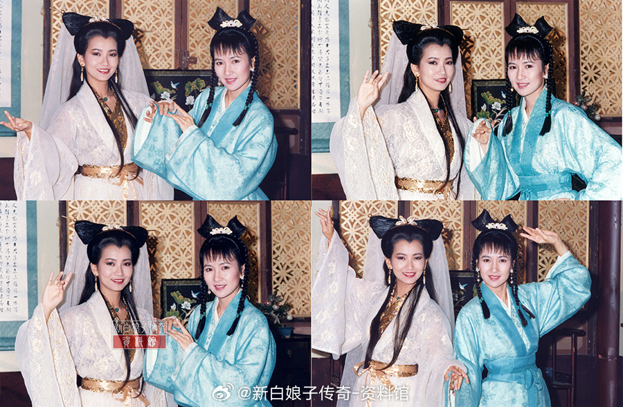 1992新白娘子传奇 青白姐妹俩来个合影连拍知道是什么时候的剧情吗？