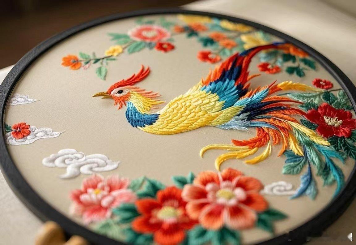 宿舍里的非遗细糠宿舍刺绣太绝了！一针一线绣花鸟鱼虫，传统纹样在指尖绽放，把非遗搬