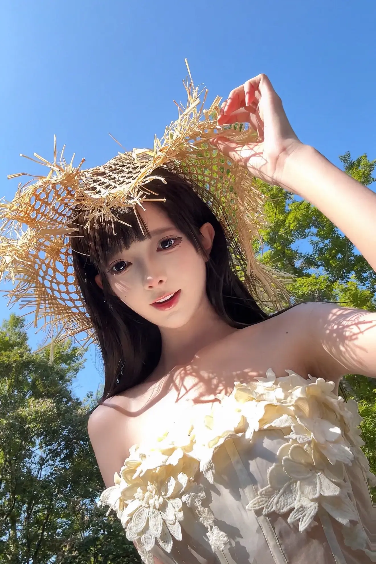 甜妹 夏天 萌妹 少女感