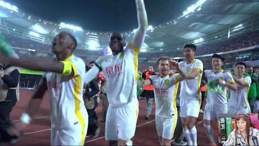 北京国安3比0河南队中超金靴法比奥，足协杯决赛帽子戏法，强恭喜北京国安夺得足协杯