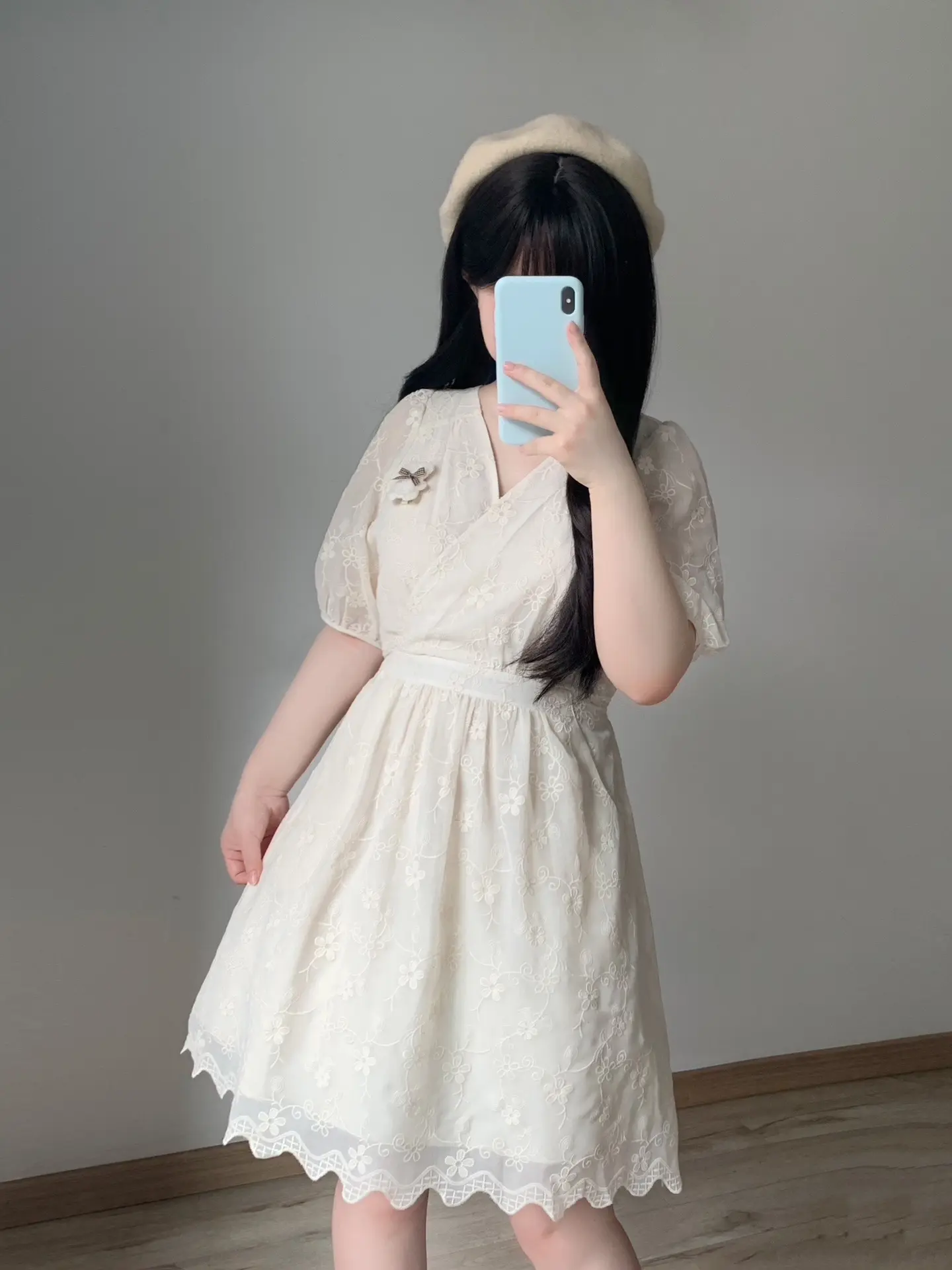 夏日初恋小白裙。