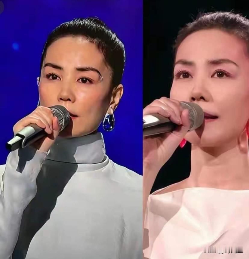 王菲这眉毛，太掉价了
有点像上亿的宝石上贴个“实习”

学过整套化妆的我，真觉得