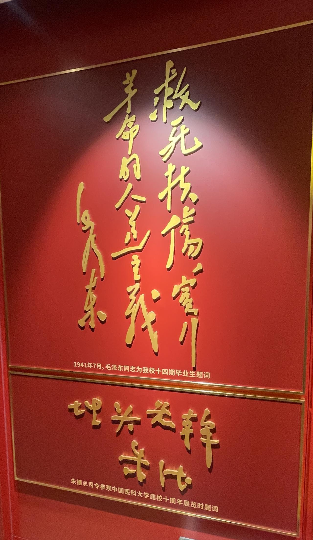 中国医科大学领导题词，哪个字最好？