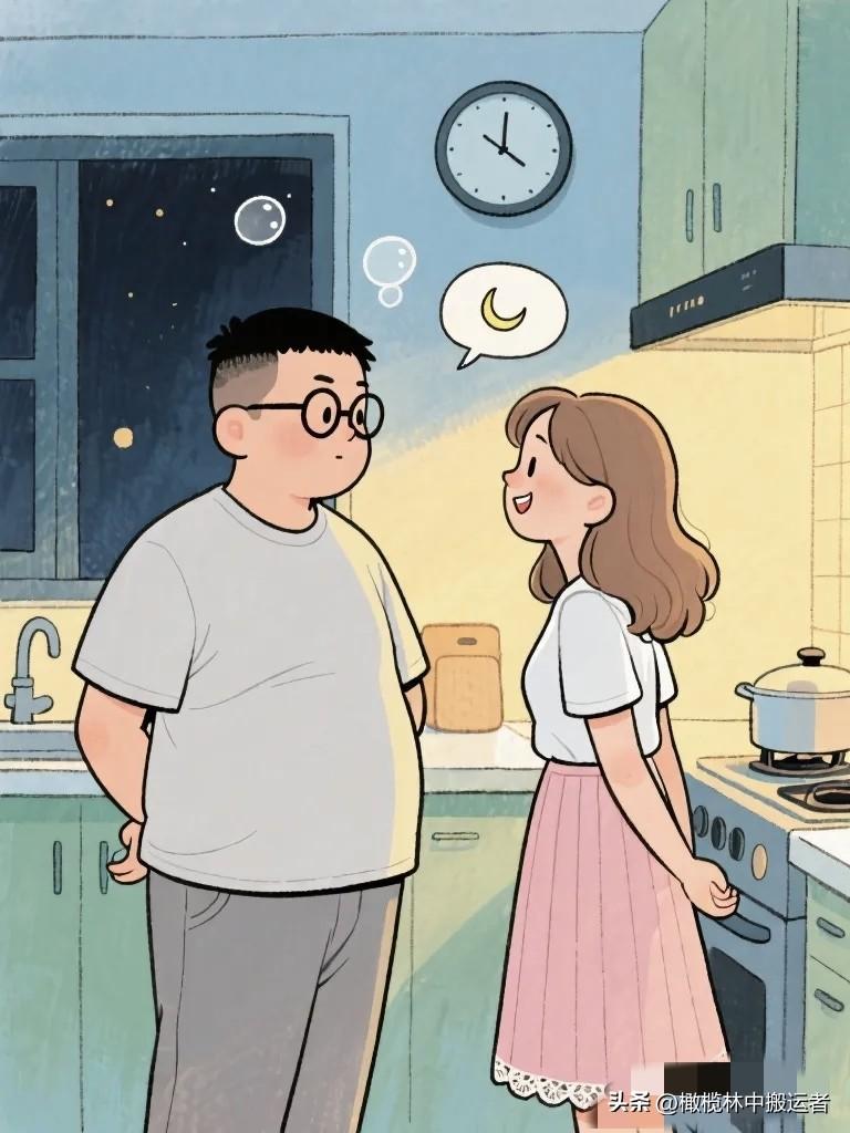 丈夫："没什么你呢？" 妻子："我也没什么。" 丈夫："那你